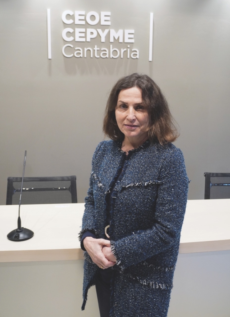 Fotografía de Isabel Cuesta, directora general de CEOE-Cepyme de Cantabria